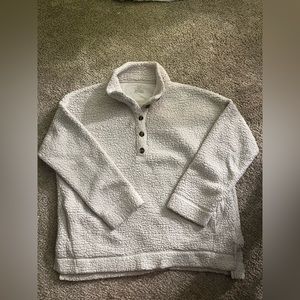 Aerie Button Up Sherpa